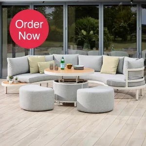 Verona Modular Dining Set with Adjustable Table