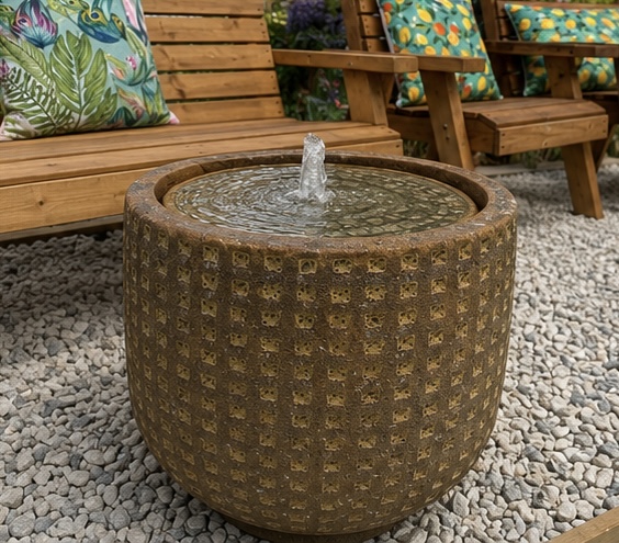 Porto Water Feature in Rust