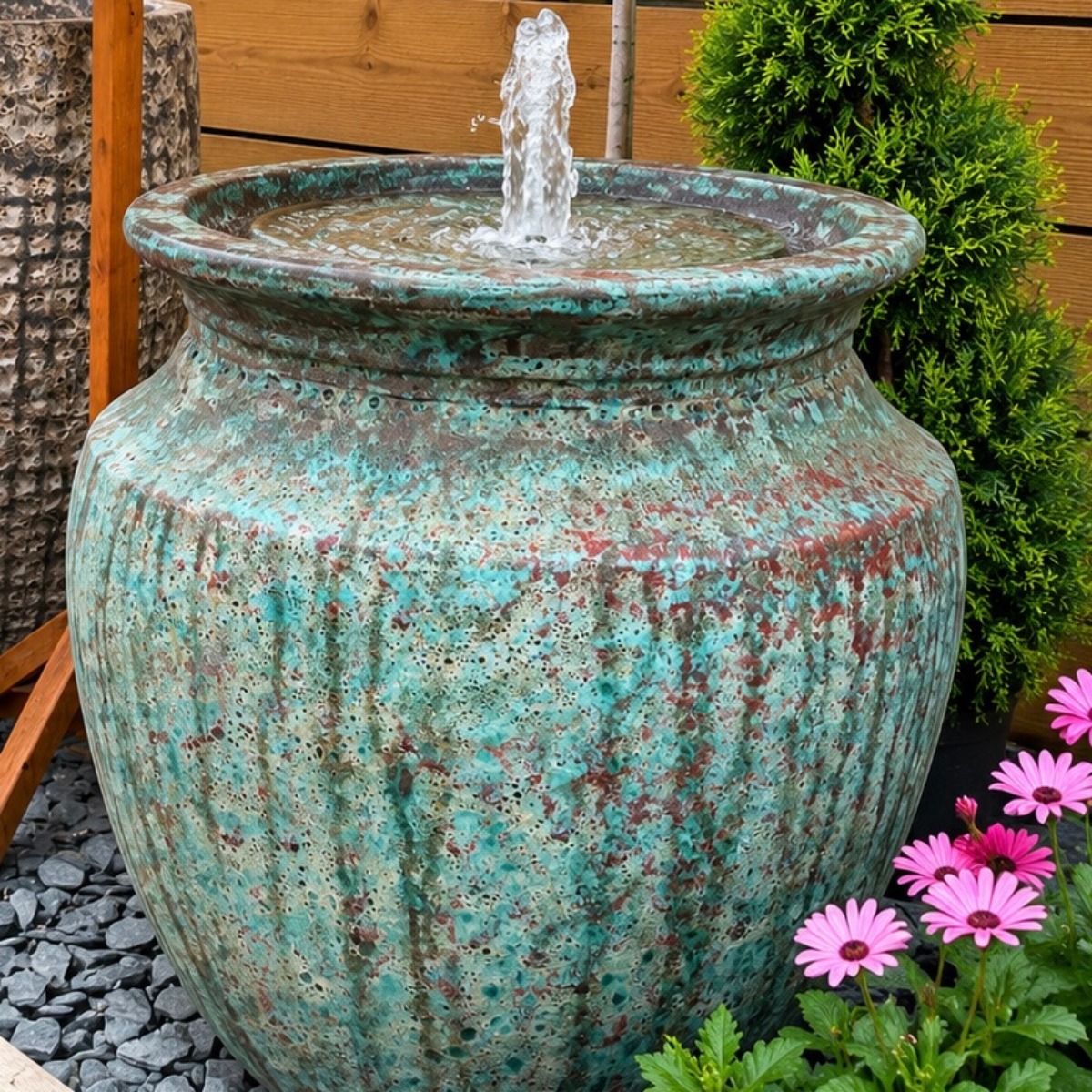 Lagoon Water Feature in Green