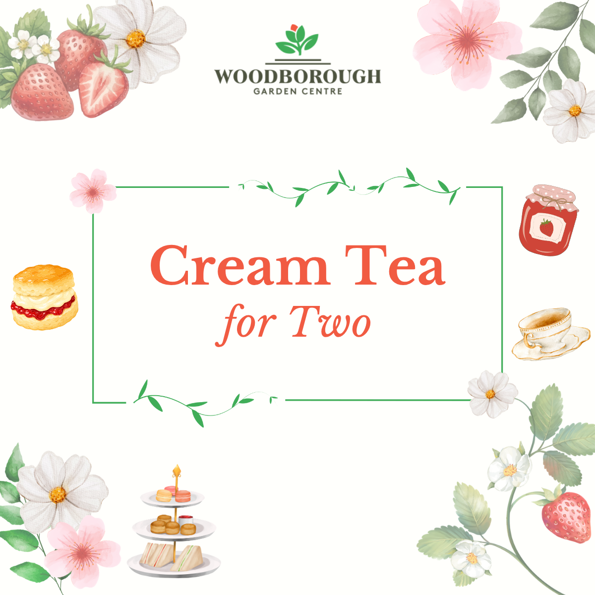 Cream Tea for Two Gift Voucher