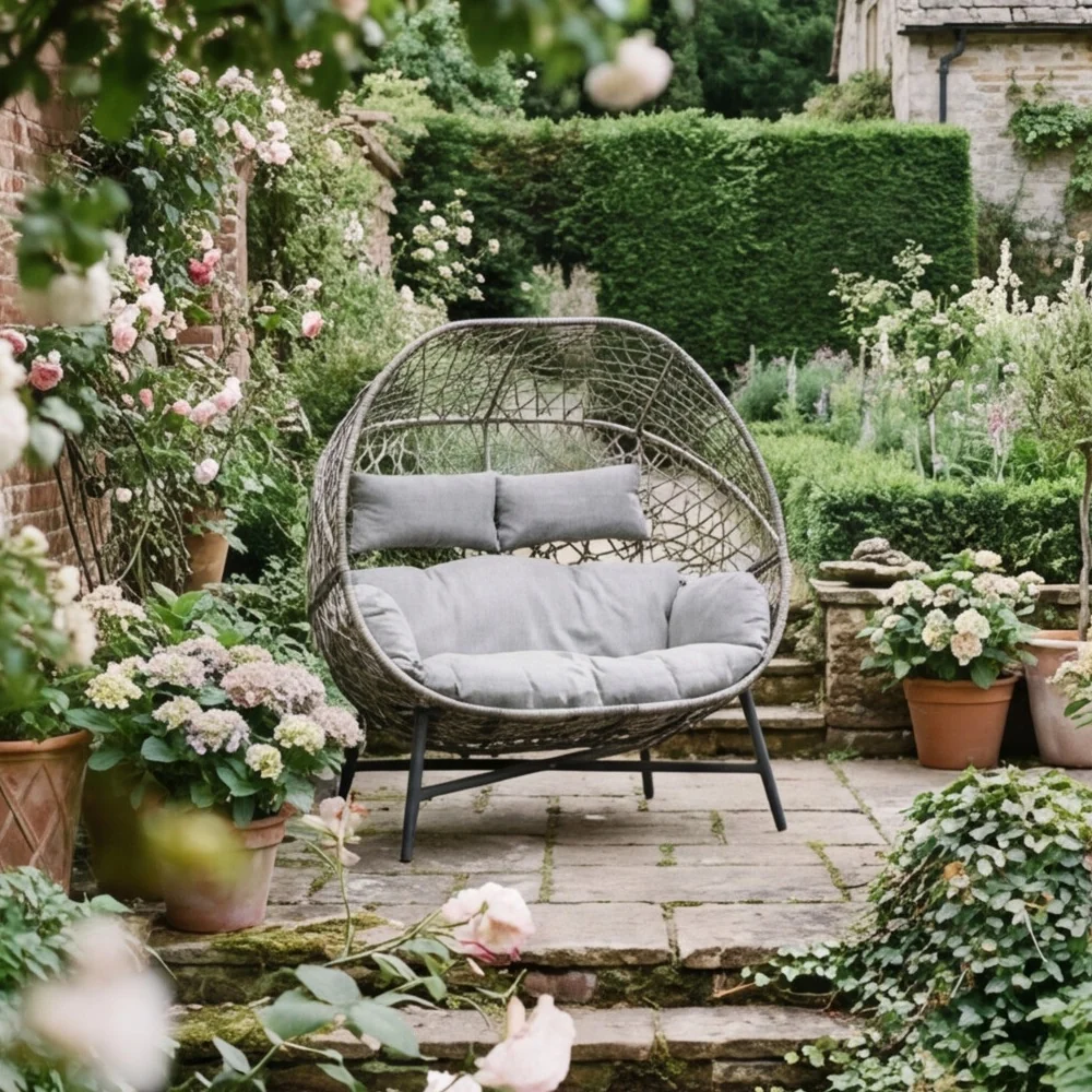 St Tropez Double Cocoon Chair