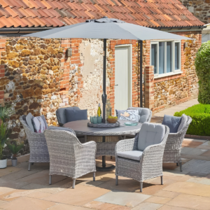 St Tropez 6 Seat Dining Set